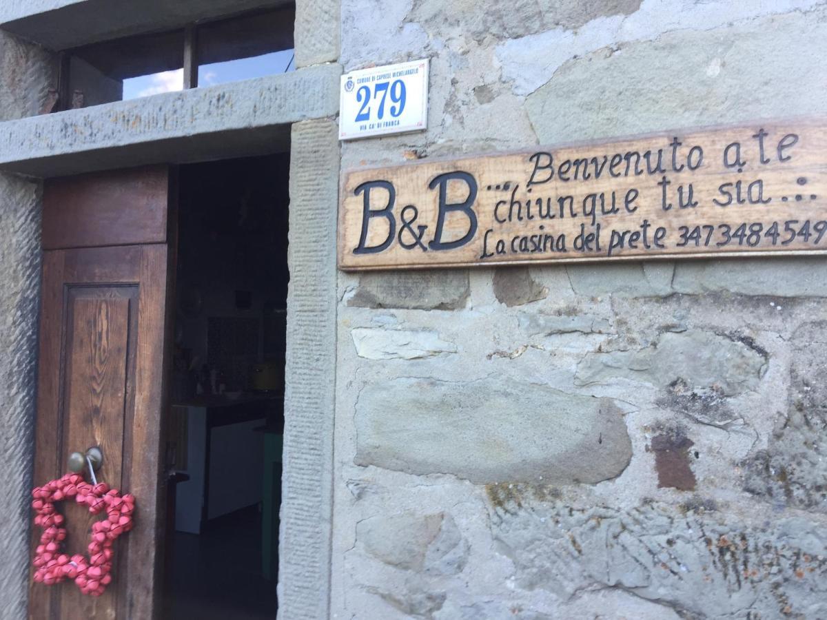 La Casina Del Prete Villa Caprese Michelangelo ภายนอก รูปภาพ